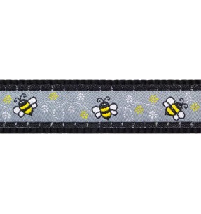 Ошейник для собак с дизайнерским принтом Bumble Bee Black... 2