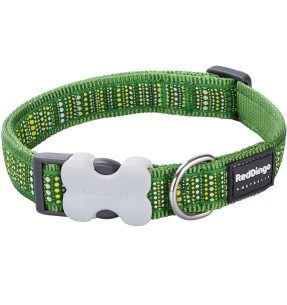 Ошейник для собак с дизайнерским принтом Bumble Bee Black (Red Dingo) – Disainmustriga – Red Dingo – Valgekihv