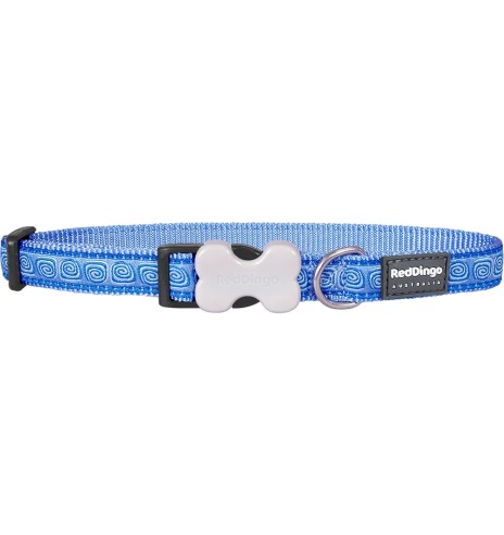 Kaelarihm koerale, disainmustriga Hypno Medium Blue (Red Dingo)
