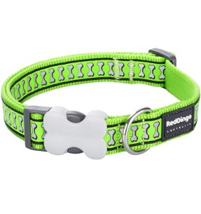 Ошейник для собак со светоотражающим рисунком Reflective Ziggy Dark Blue (Red Dingo) – Helkurmustriga – Red Dingo – Valgekihv