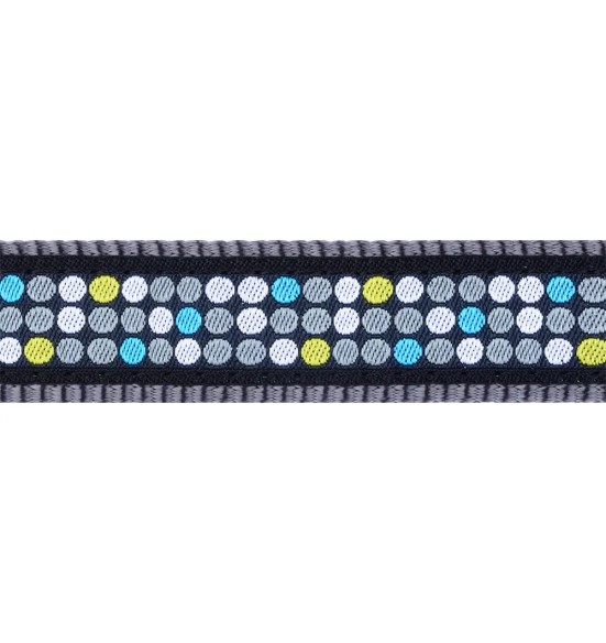 Kaelarihm koerale, disainmustriga Modern on Cool Grey (Red Dingo)