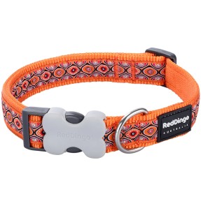 Kaelarihm koerale, disainmustriga Cosmos Green (Red Dingo)–Disainmustriga–Red Dingo–Valgekihv