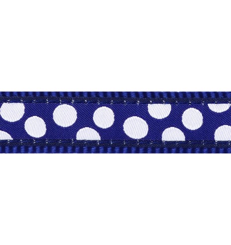 Kaelarihm koerale, disainmustriga White Spots...