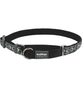 Kaelarihm koerale, poolpoov disainmustriga Squiggles Black (Red Dingo)–Poolpoovad–Red Dingo–Valgekihv