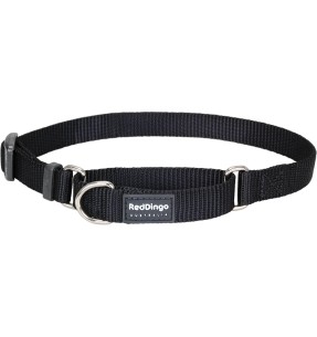 Kaelarihm koerale, helkuritega, must (Dogness Reflective)–Tekstiilist–Dogness–Valgekihv