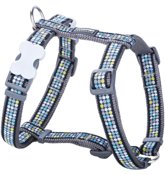 Traksid koerale, disainmustriga Modern on Cool Grey (Red Dingo)