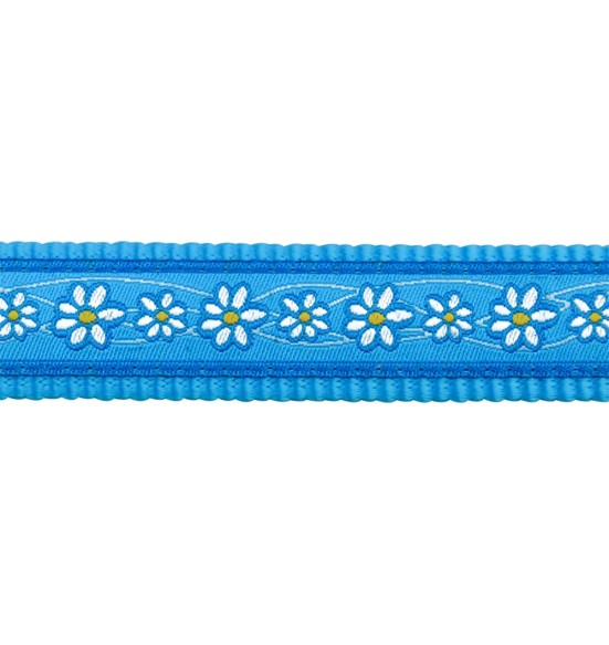 Шлейки для собак с дизайнерским принтом Daisy Chain Turquoise (Red Dingo)