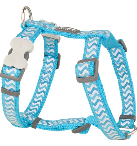 Traksid koerale, helkurmustriga Reflective Ziggy Turquoise (Red Dingo)