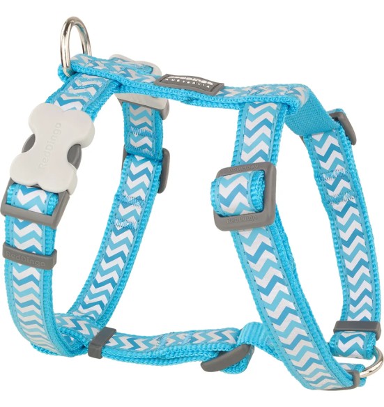 Traksid koerale, helkurmustriga Reflective Ziggy Turquoise (Red Dingo)