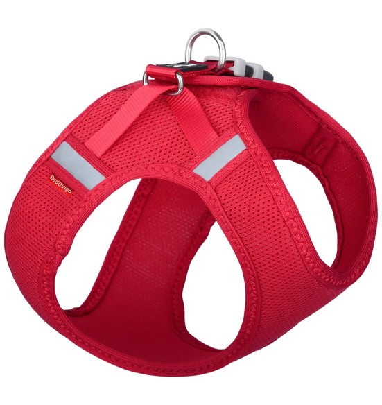 Сетчатая шлейка для собак, красная (Red Dingo)