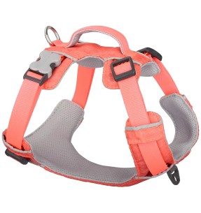 Шлейка для собак Classic, пастельно-розовая (Red Dingo) – Текстильные шлейки – Red Dingo – Valgekihv