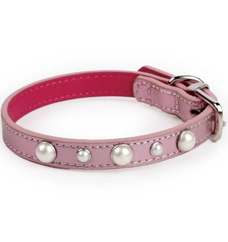 Ошейник для собак украшенный камешками Pearl Collar, Candy (AFP - Glamour Dog)