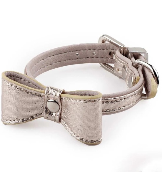 Ошейник с галстуком-бабочкой Bow Tie Collar, Champagne (AFP - Glamour Dog)