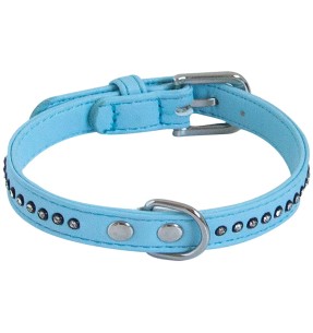 Ошейник Glamorous для собак украшенный камешками в 1 ряд, чёрный (Doogy) – Kaunistustega – AFP - All For Paws – Valgekihv