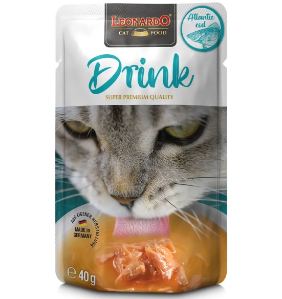 LEONARDO DRINK puljong-konserv kassile, Atlandi tursaga, kotikeses