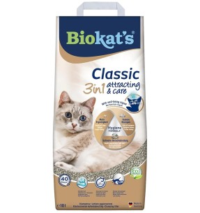 Наполнитель для кошачьих туалетов Biokat's Natural, с эффектом защиты от неприятного запаха, 5 кг – Saviliivad – Biokat´s – Valgekihv