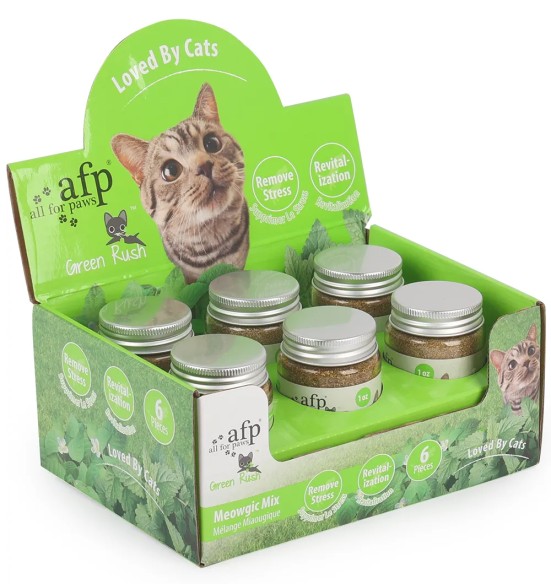 Порошок кошачьей мяты и актинидии для привлечения кошек Meowgic Mix (AFP - Green Rush)