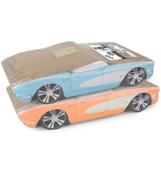 Kassi kraapimisalused kartongist, naistenõgesega, 2 tk Vintage Speedster Scratcher (AFP - Vintage)