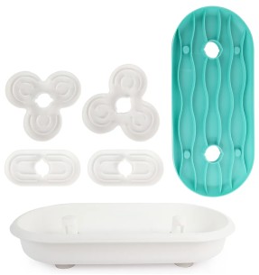 Kauss toitu ahmivatele koertele ja kassidele, libisemiskindel Slow Feeding Bowl (Pawise)–Kausid aeglaseks söömiseks–Pawise–Valgekihv 2