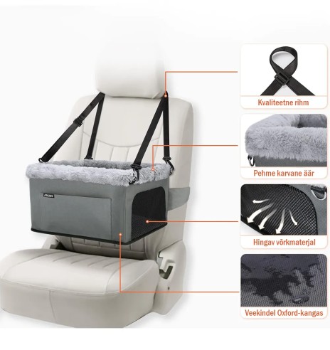 Pesa auto esiistmele Deluxe Dog Booster Seat