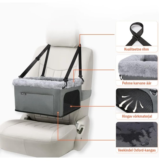 Pesa auto esiistmele Deluxe Dog Booster Seat