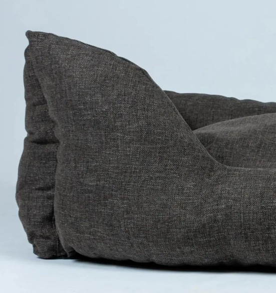 Koerapesa pehme ja mugav, eemaldatava kattega, tumepruun Textura ECO (Duvoplus)