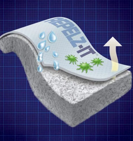 Коврик-лежанка для собак, двусторонний, красный / коричневый Comfort Bed (Pawise)