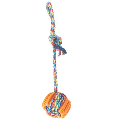 Mänguasi koerale Floss Tugger Ball with Handle (Pawise)