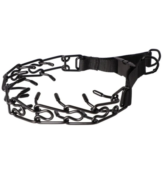 Ogakaelarihm silikoonist otsakatetega, must (Dingo Gear)