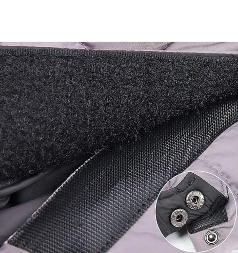 Куртка зимняя для собак с короткой шлейкой,...