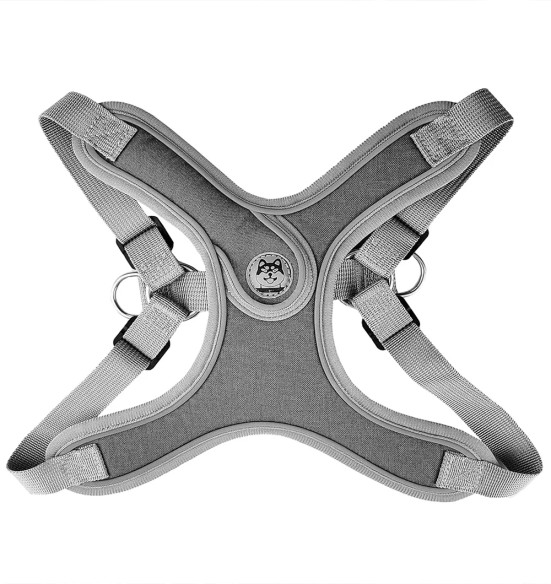 Traksid väikesele ja keskmisele koerale või kassile, hall (VPETBR Super)