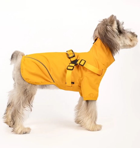 Koera vihmajope traksidega, kollane (VPETBR-R316)