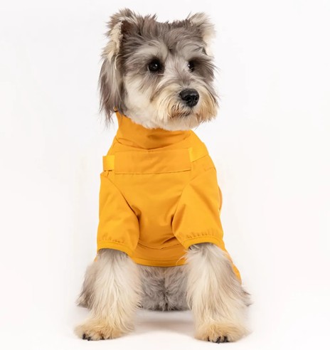 Koera vihmajope traksidega, kollane (VPETBR-R316)
