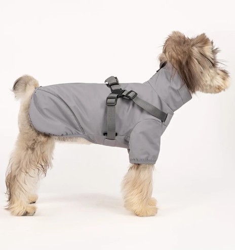 Koera vihmajope traksidega, hall (VPETBR-R316)