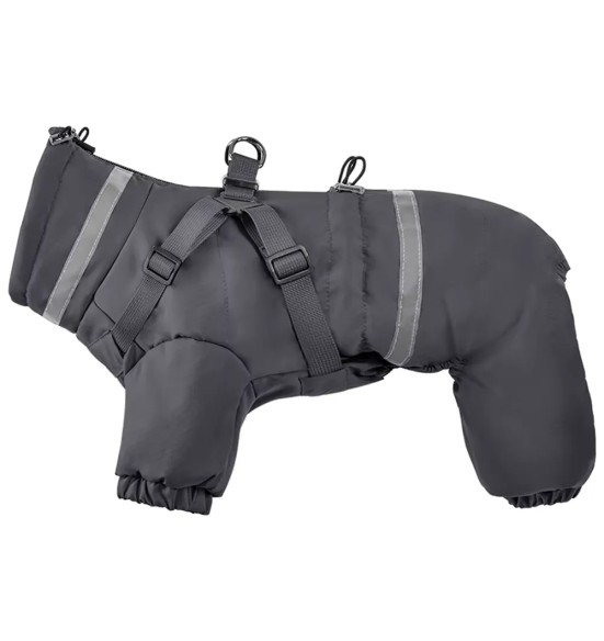 Koera talvejope traksidega, pikad sääred, hall (VPETBR-D110)