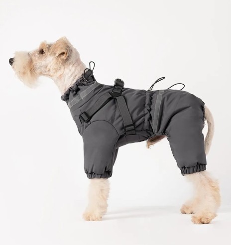 Зимний комбинезон для собак со встроенной...