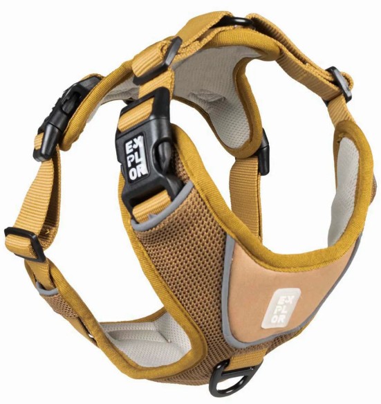 Tirimisvastased koera traksid, ergonoomilised, kõrbepruun, EXPLOR Ultimate Fit Duvoplus