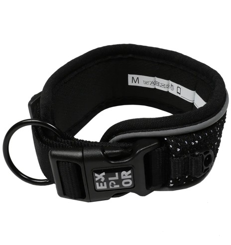 Koera kaelarihm, turvaline, must graniit,...