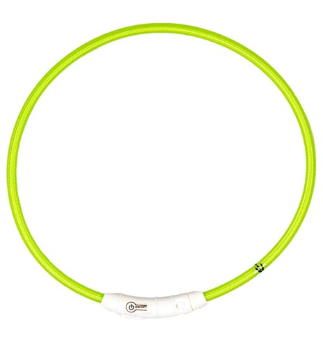 Ошейник для собак с LED-подсветкой, нейлоновый, Flash Light Ring SEEcurity (Duvoplus)