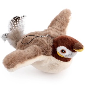 Игрушка интерактивная для кошек, подвижная с воздушным насосом Pop Up Fish (AFP- Vintage) – Мягкие игрушки – AFP - All For Paws – Valgekihv