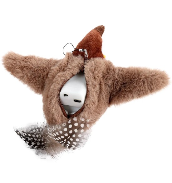 Pehme mänguasi kassile, tiibu lehvitav lind, Flapping Bird (AFP - Natural Instincts)