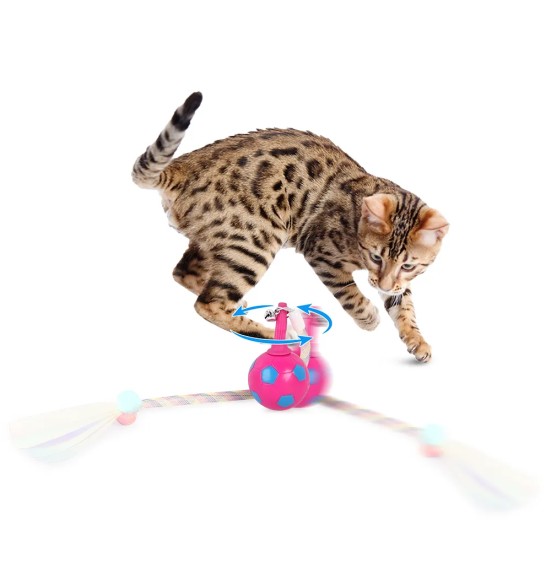 Вращающийся мяч с хвостом Spin’A’Goal для кошек (AFP - Modern Cat)