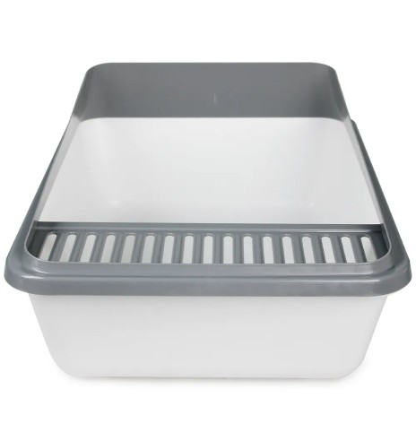 Открытый кошачий туалет со съёмным бортиком,...