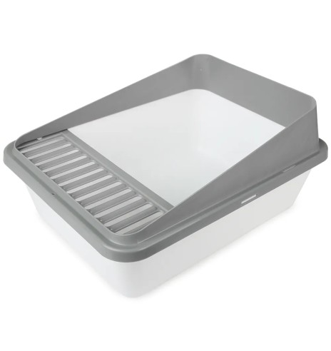 Открытый кошачий туалет со съёмным бортиком,...