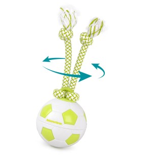 Игрушка для собак, вращающийся футбольный мяч Dog... 2