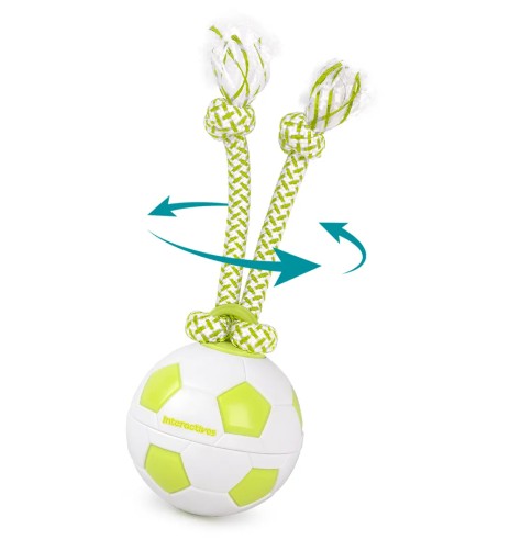 Koera mänguasi, pöörlev jalgpall Dog Spinning...