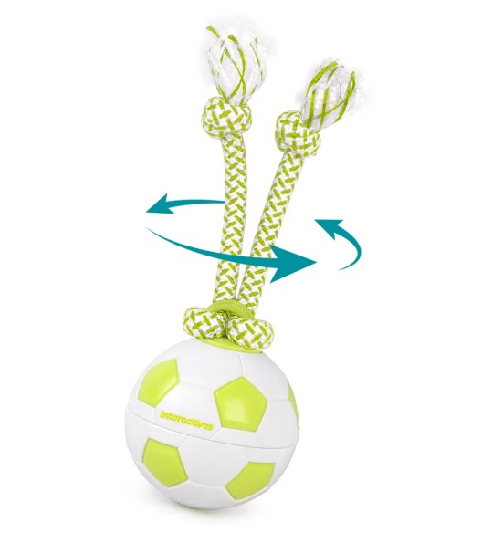 Koera mänguasi, pöörlev jalgpall Dog Spinning Soccer Ball (AFP - Interactives)