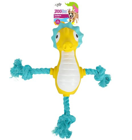 Mänguasi koerale, merihobu köitega Seahorse...