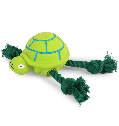 Mänguasi koerale, kilpkonn köitega Turtle Rope...