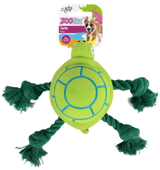 Игрушка для собак, черепаха с канатами Turtle Rope (AFP - ZooTex)